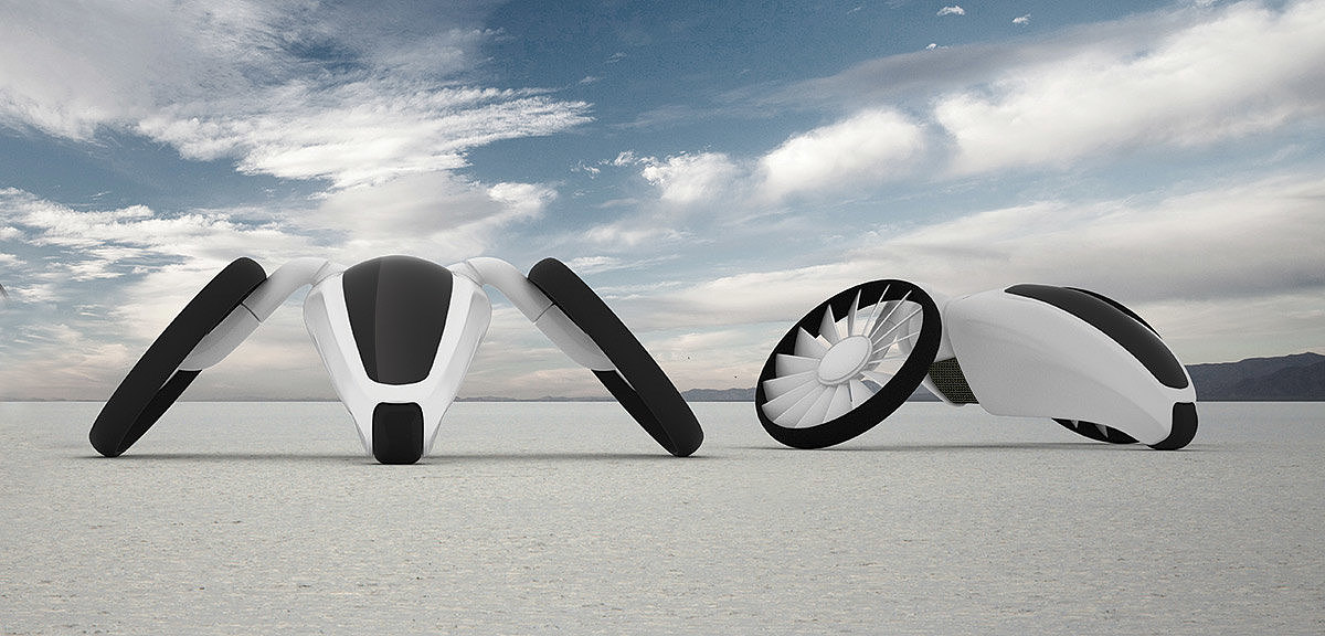 Automatic design，Traffic concept，Adjustable propeller arm，Propeller blade，industrial design，