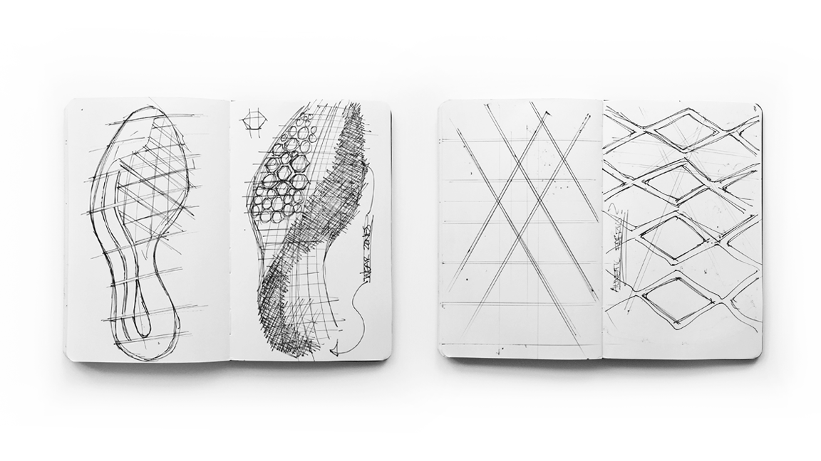 Nike，nike，manuscript，sketch，Running shoes，