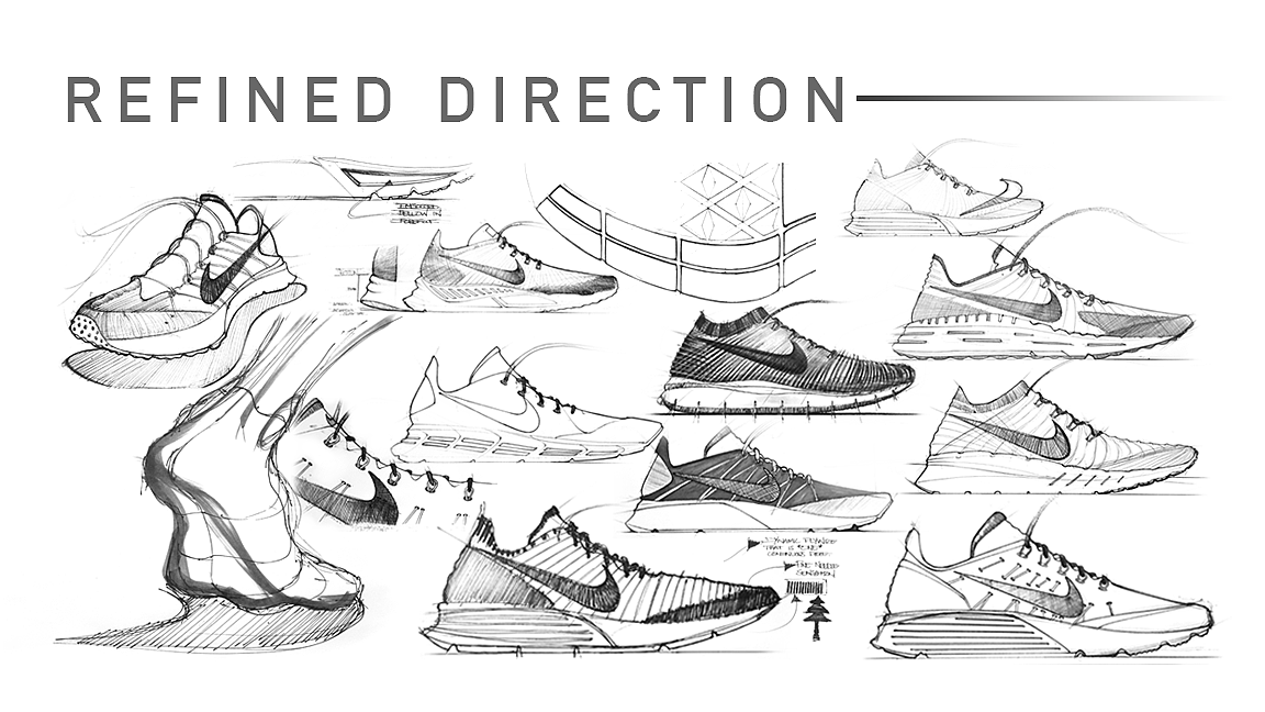 Nike，nike，manuscript，sketch，Running shoes，