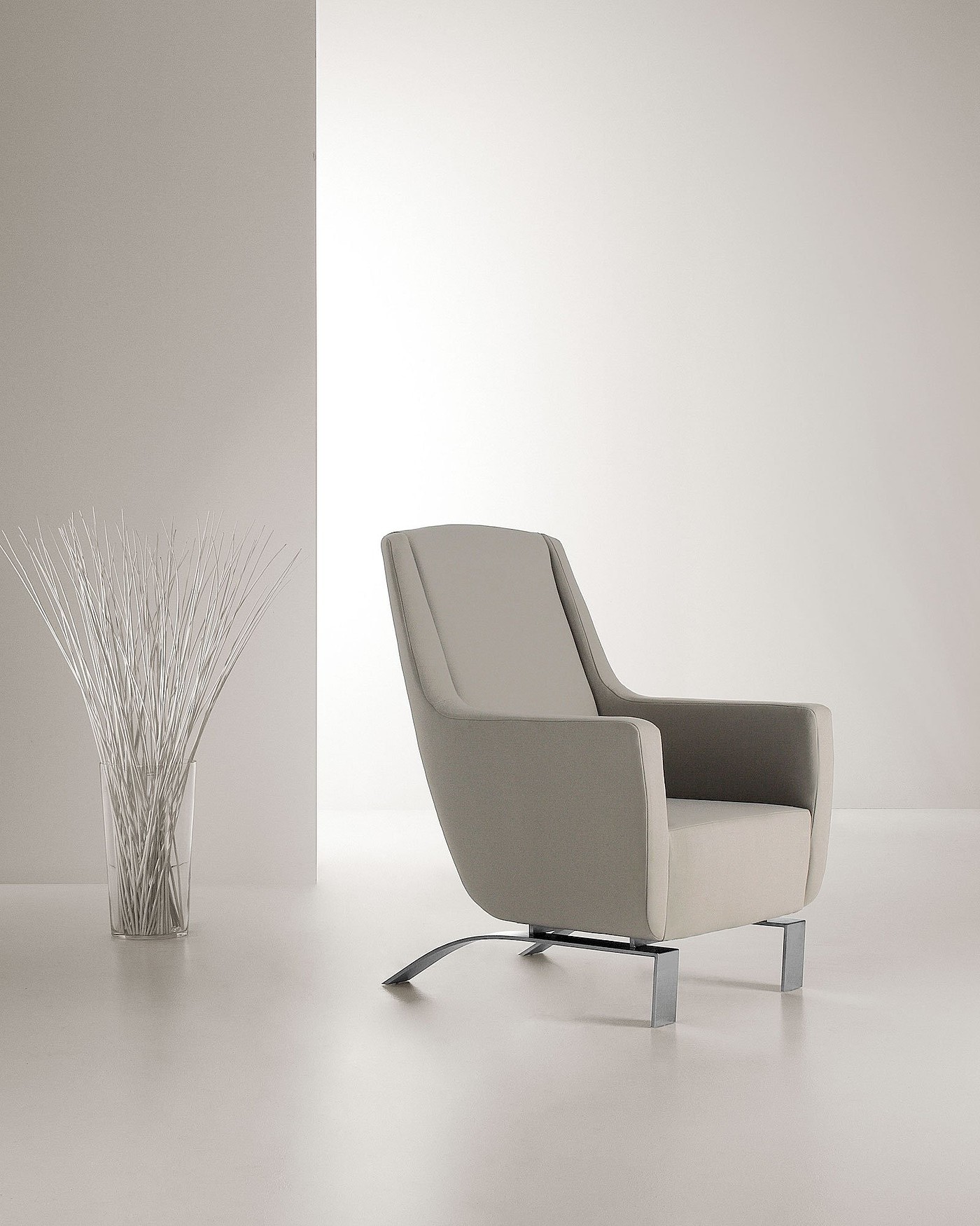 线条，材料，Kaesi Armchair，座椅，