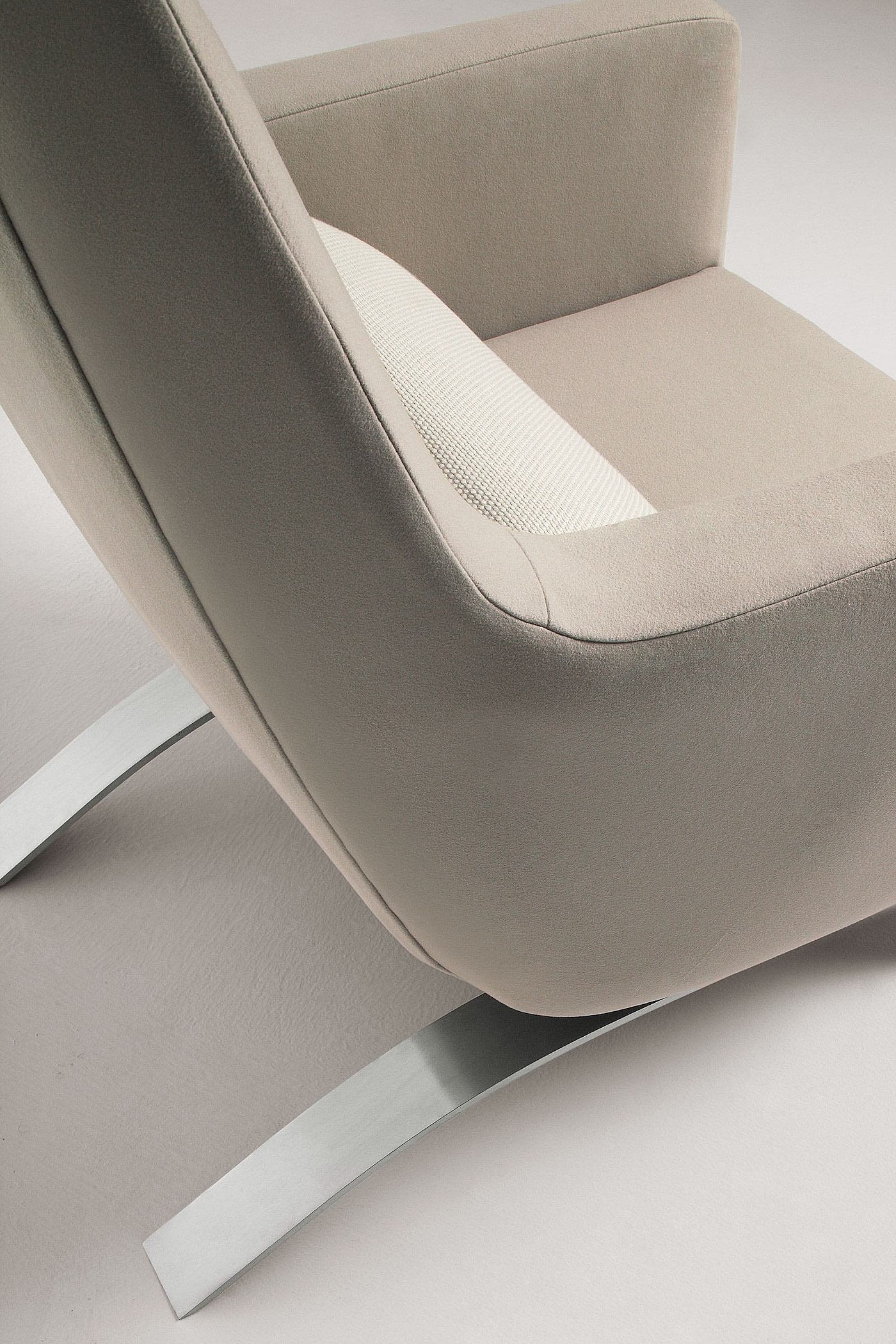 线条，材料，Kaesi Armchair，座椅，