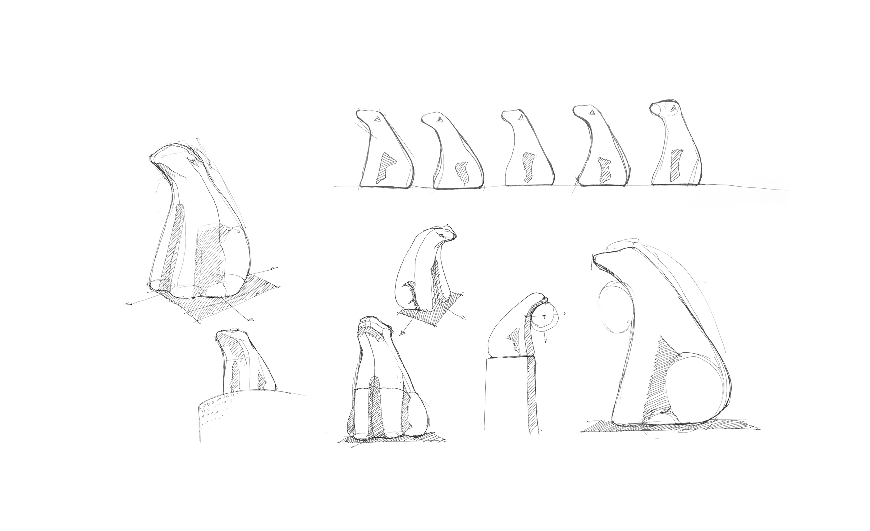 Polar bear，napkin，environment protection，Sculpture，