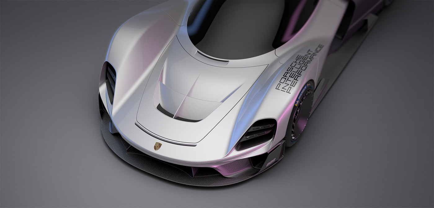 vred，GT1，Porsche 963，Render，Utsav Shah，