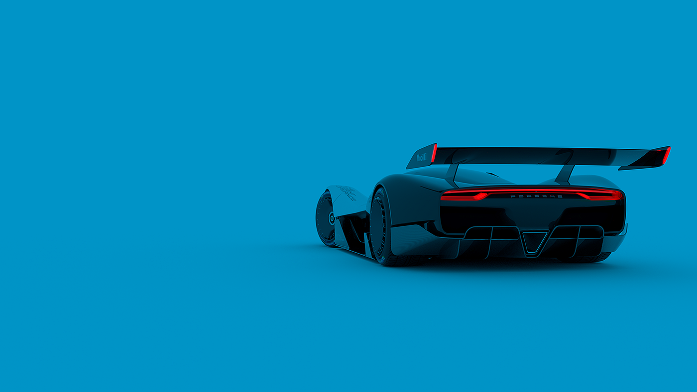 vred，GT1，Porsche 963，Render，Utsav Shah，