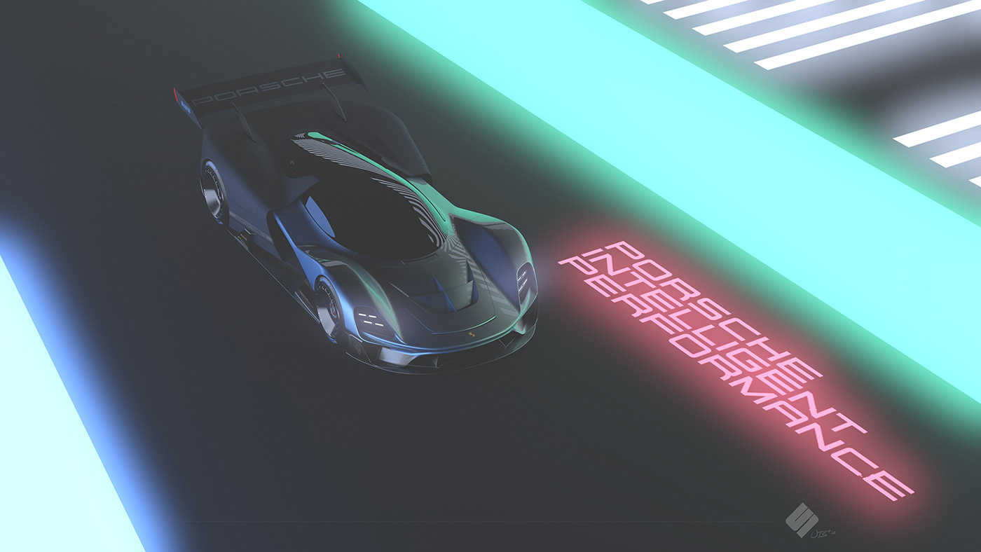 vred，GT1，Porsche 963，Render，Utsav Shah，