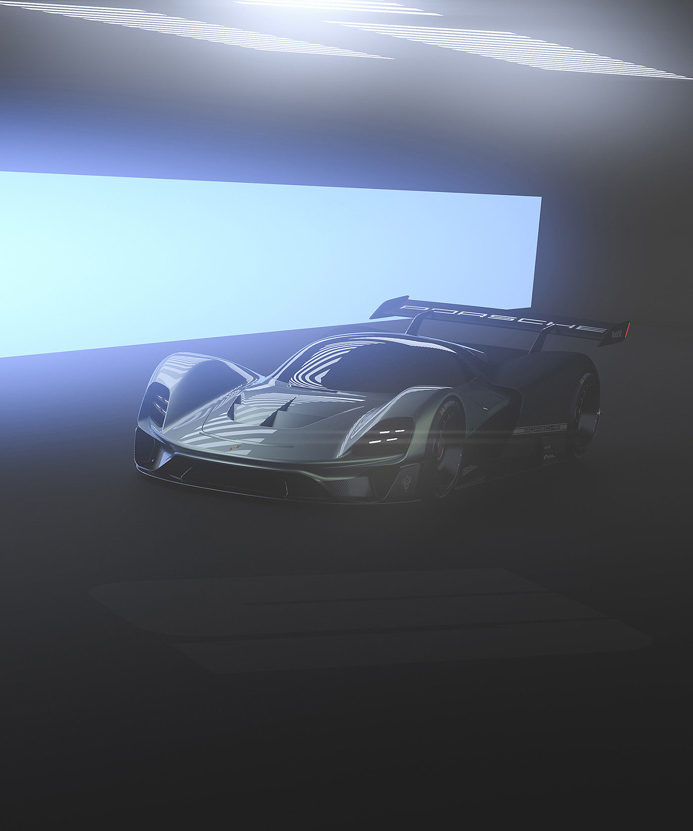 vred，GT1，Porsche 963，Render，Utsav Shah，