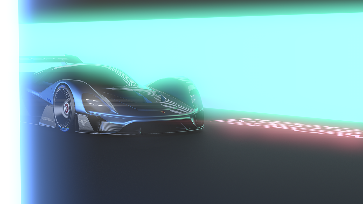 vred，GT1，Porsche 963，Render，Utsav Shah，