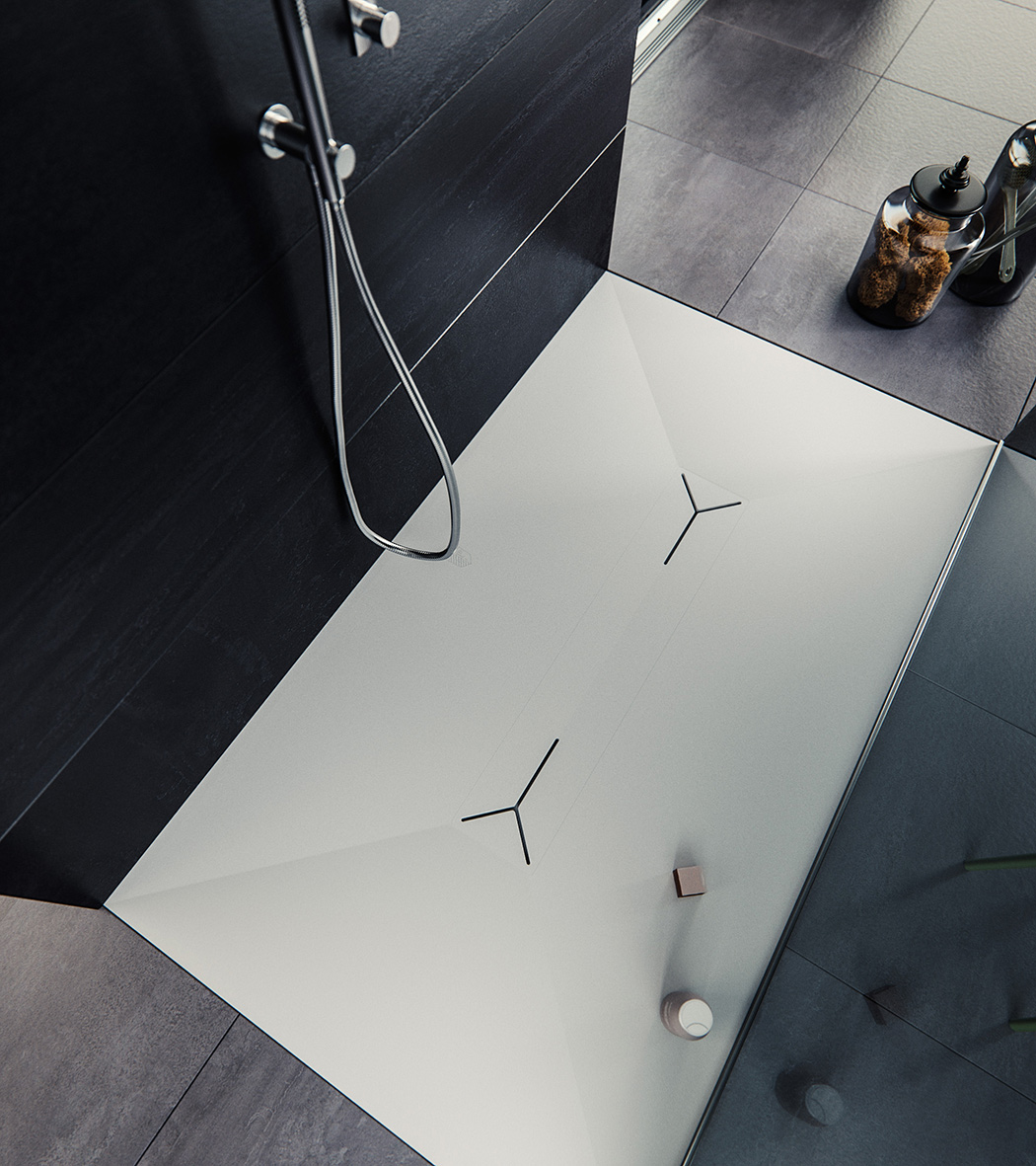 product design，industrial design，geometry，water tank，Shower tray，