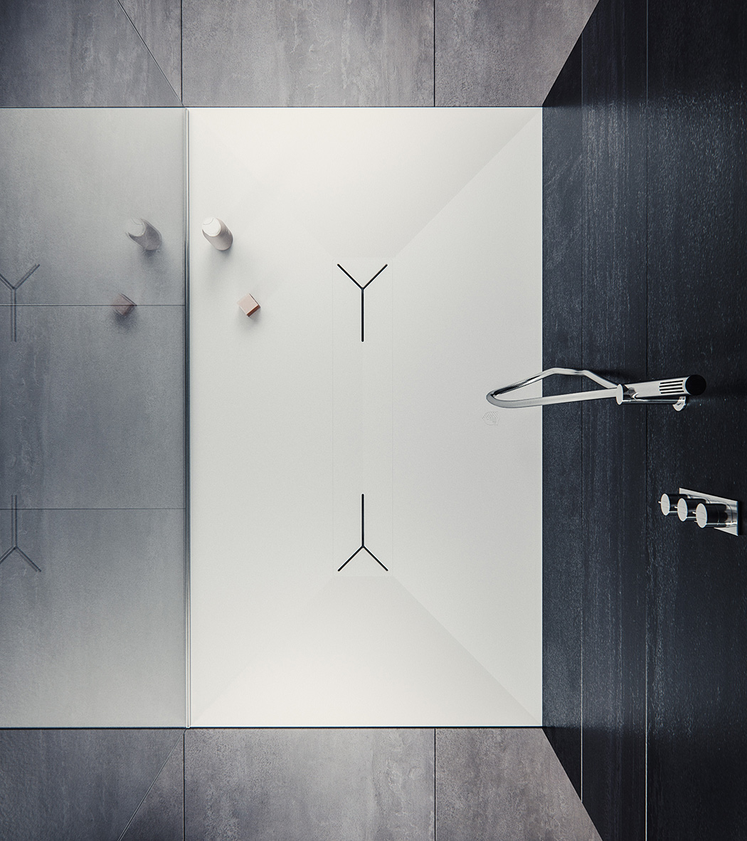 product design，industrial design，geometry，water tank，Shower tray，