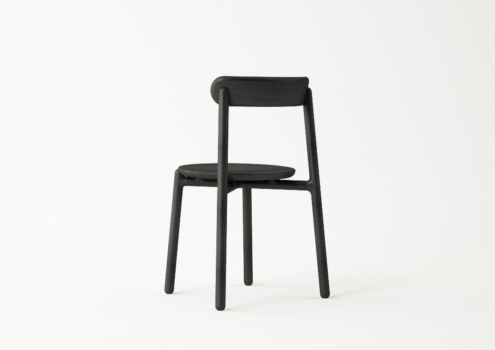 furniture design ，product design，industrial design，oak，Stack，Dining chair，chair，