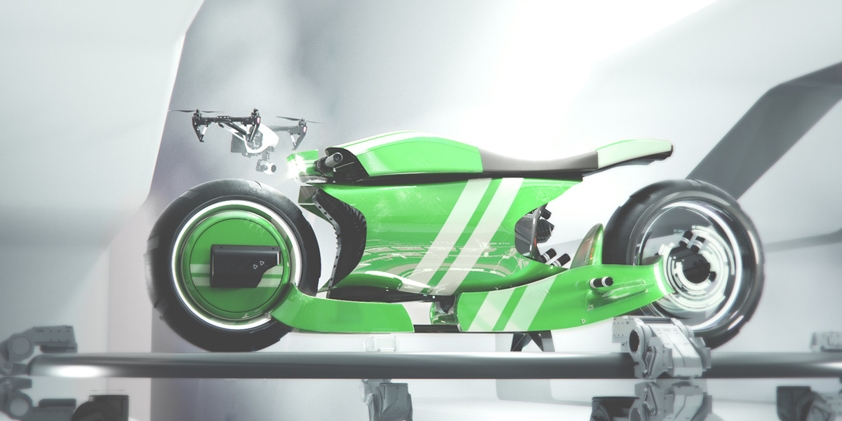 fashion，Strong sense of science and technology，Beautiful curve，high velocity，