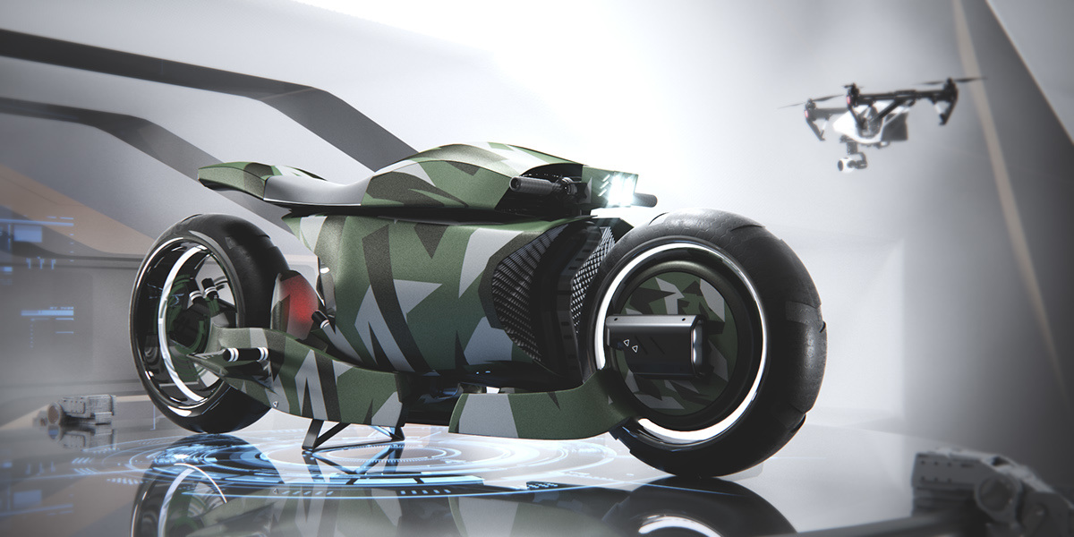 fashion，Strong sense of science and technology，Beautiful curve，high velocity，