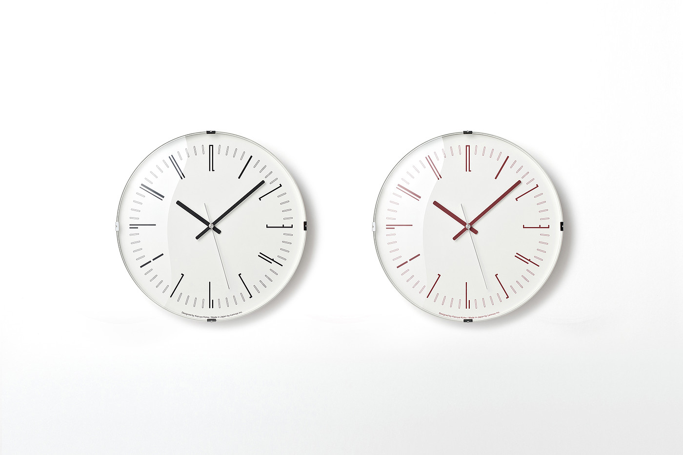 Minimalist design ，product design，Wall clock，