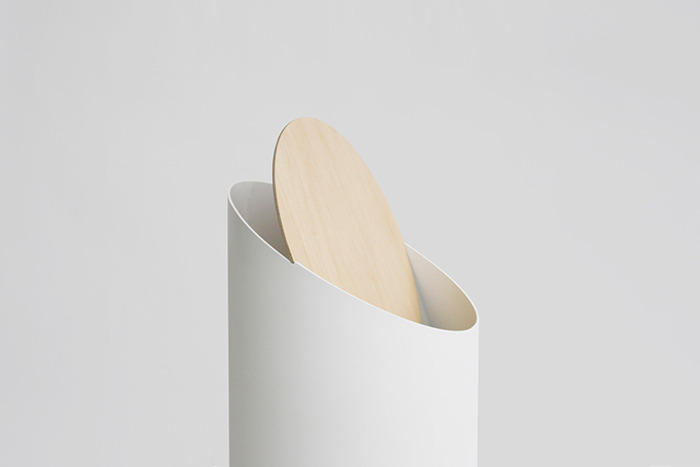 Lamp design，No Entry，Sato Da，Cylindrical minimalism，sound，speaker，Bluetooth Speaker ，Floor lamp，pen container，magnet，Desktop storage，white，trash can，