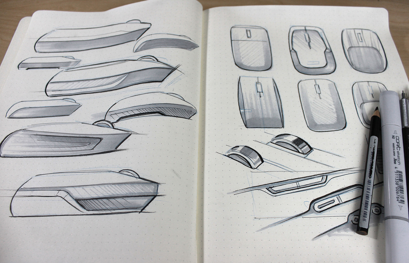 Modeling practice，mouse，GS4 Nexa，
