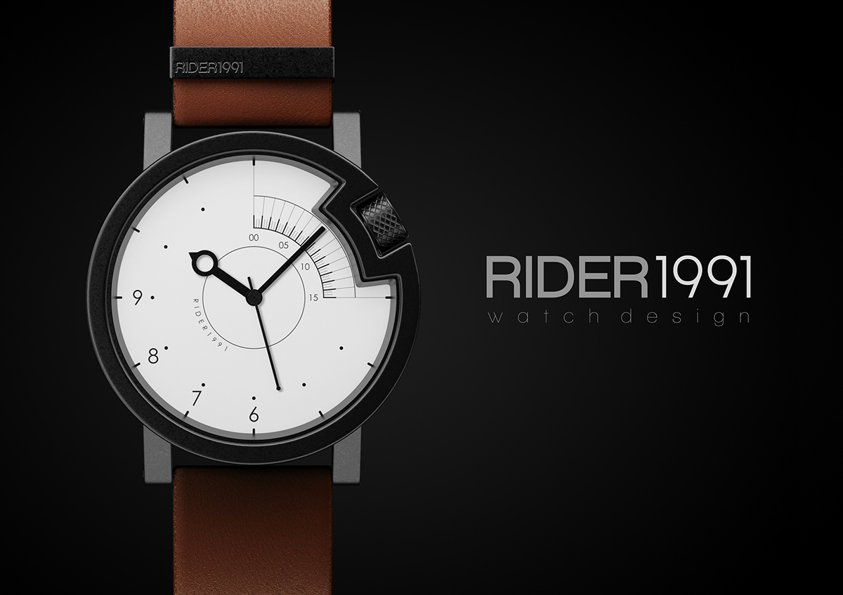 RIDER 1991 复古手表设计 - 普象网