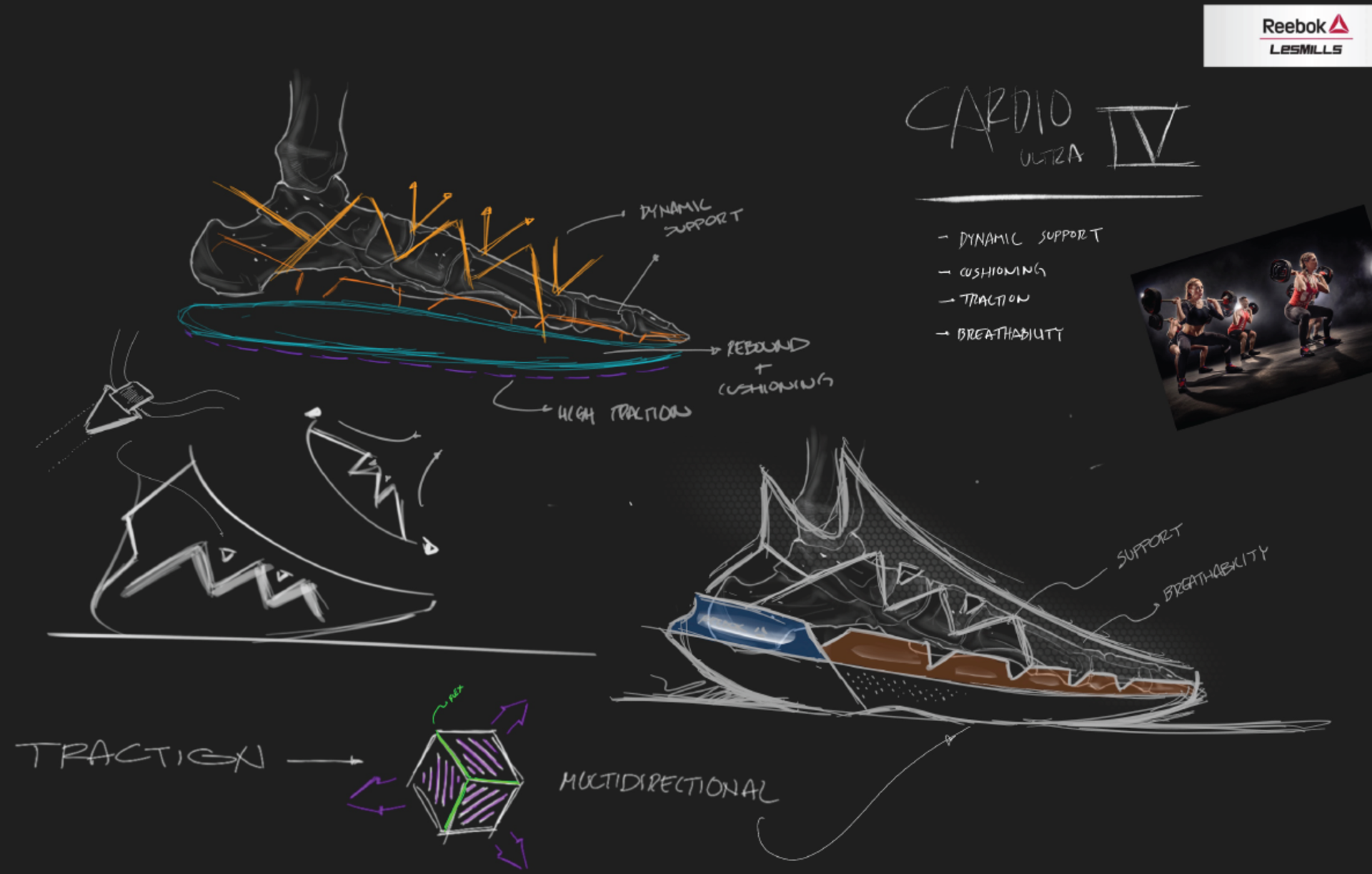 Reebok，sneakers，Cardio Ultra，