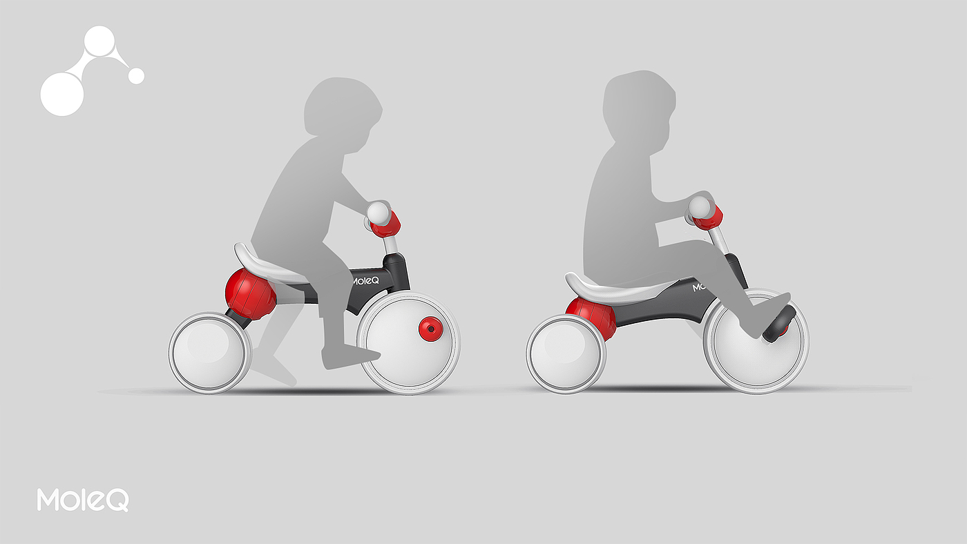 mole，Balance bicycle，Children's product design，