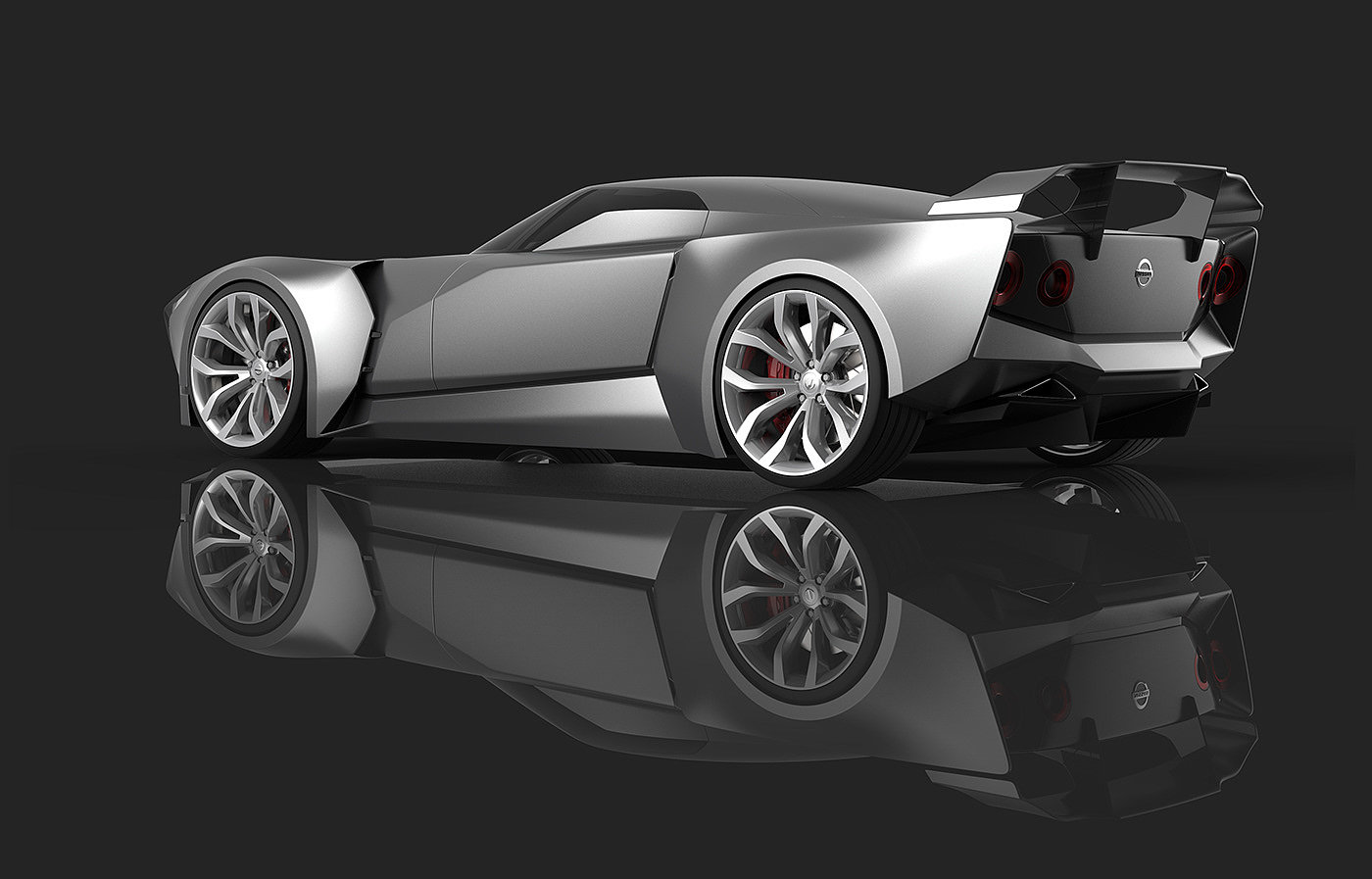 3D modeling，sketch，product design，industrial design，nissan，Sports car，