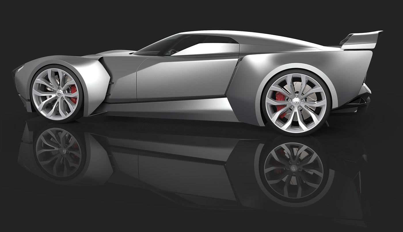 3D modeling，sketch，product design，industrial design，nissan，Sports car，