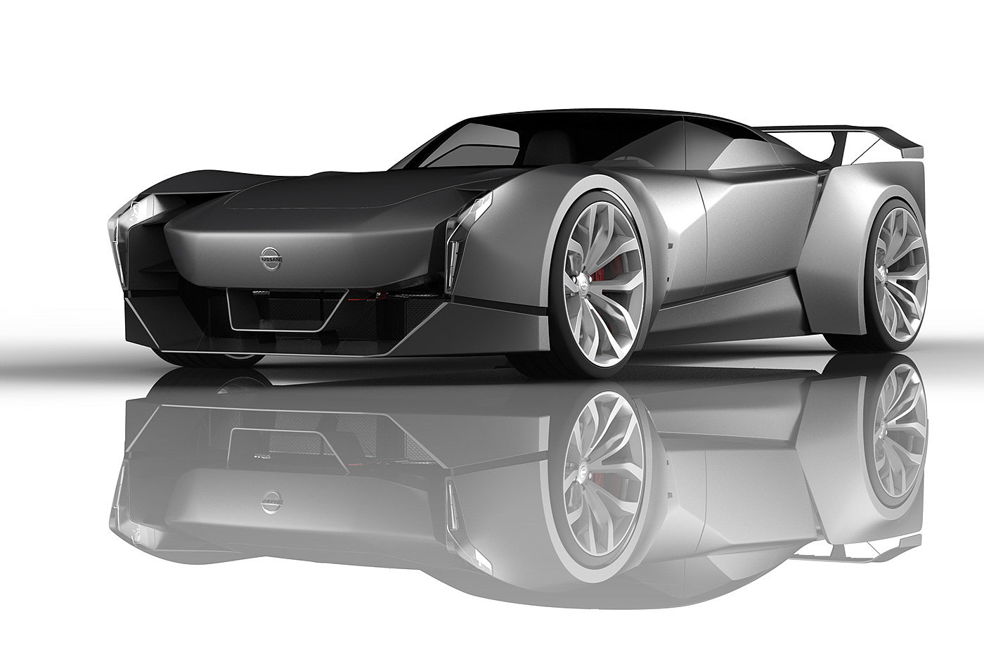 3D modeling，sketch，product design，industrial design，nissan，Sports car，