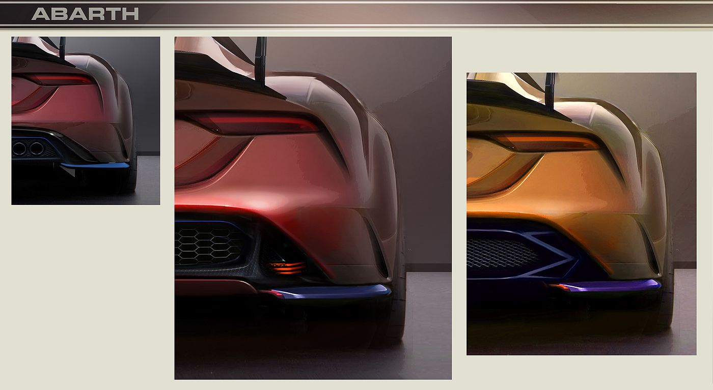 alfa romeo ，Automobile design，conceptual design，