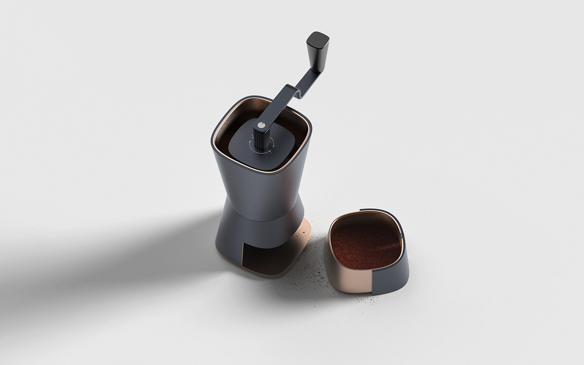 industrial design，product design，Coffee grinder，FLUX，