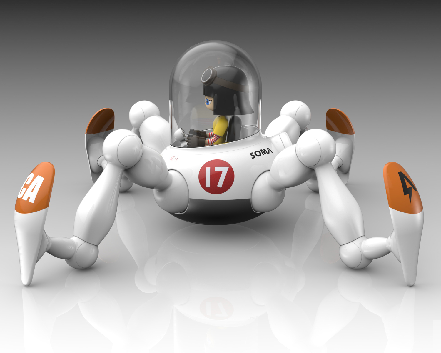 Mechanics，large，concept，Toys，Crawler Toy，