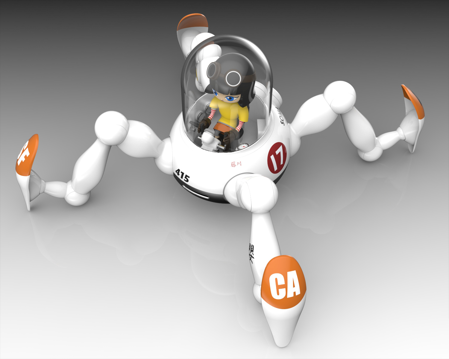 Mechanics，large，concept，Toys，Crawler Toy，