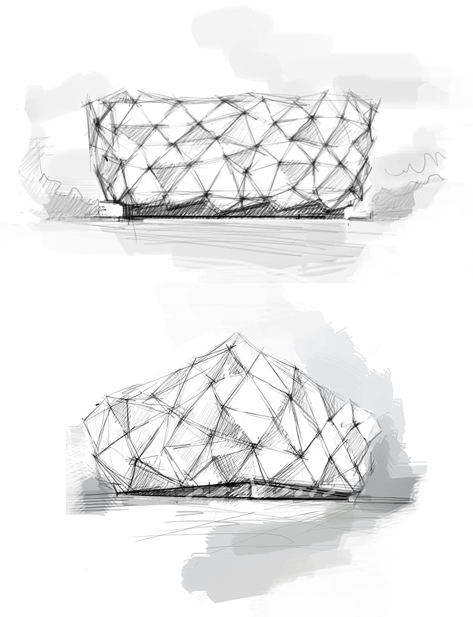 geometry，space design ，facade ，Architecture，