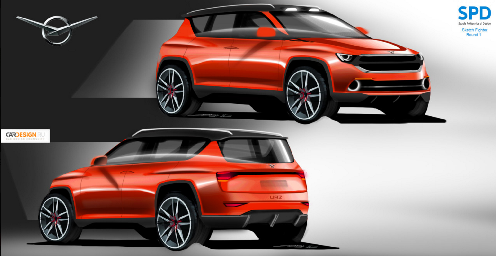 Digital plate，Hand drawn，automobile，