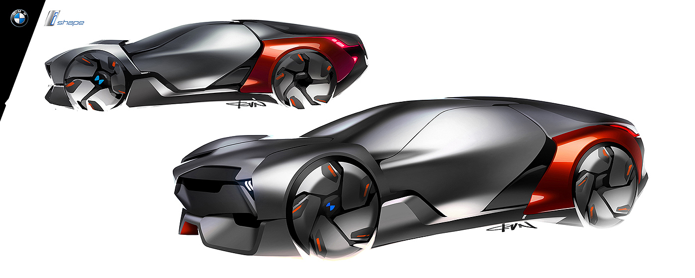 Digital plate，Hand drawn，automobile，