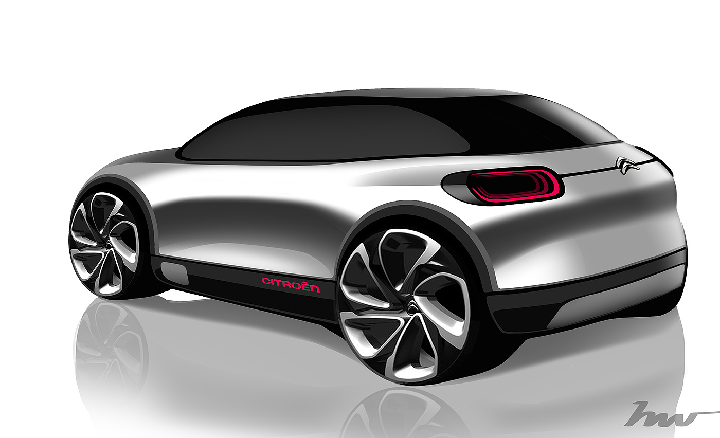 Digital plate，Hand drawn，automobile，