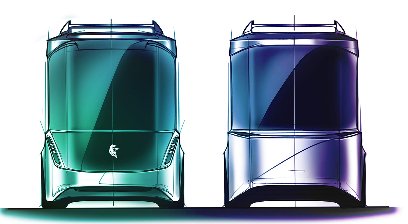 environment protection，draft，bus，Electric，Electric bus，kamaz，concept，traffic，