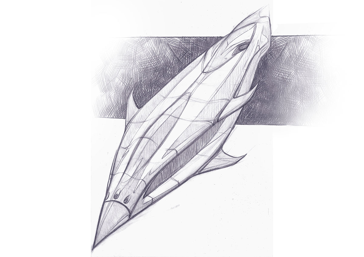 traffic，Underwater，sketch，submarine，concept，