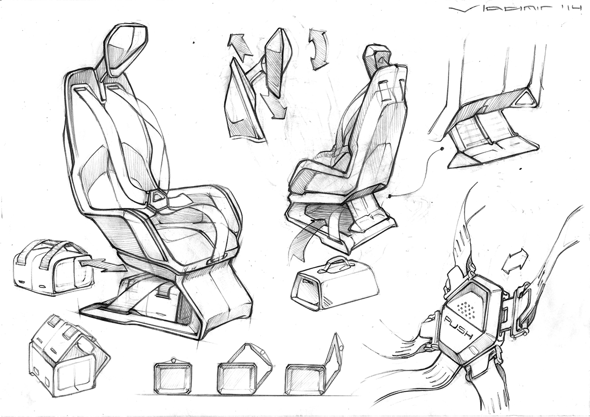 traffic，Underwater，sketch，submarine，concept，