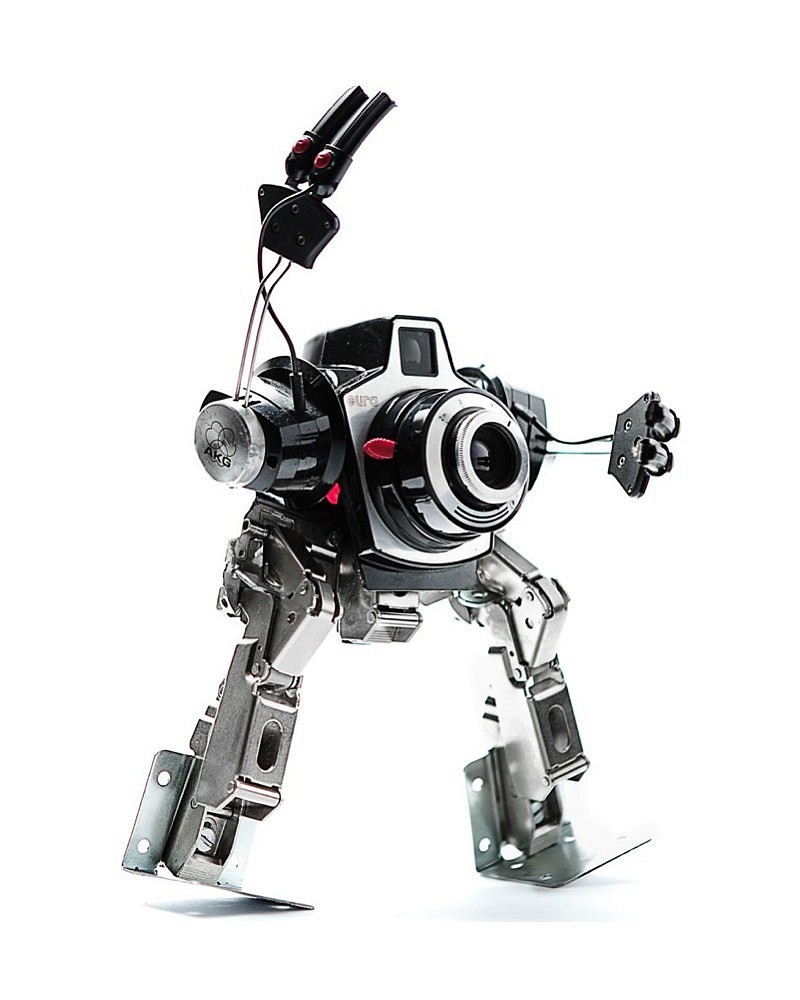 Daily materials，Art design，Mechanical sculpture，robot，