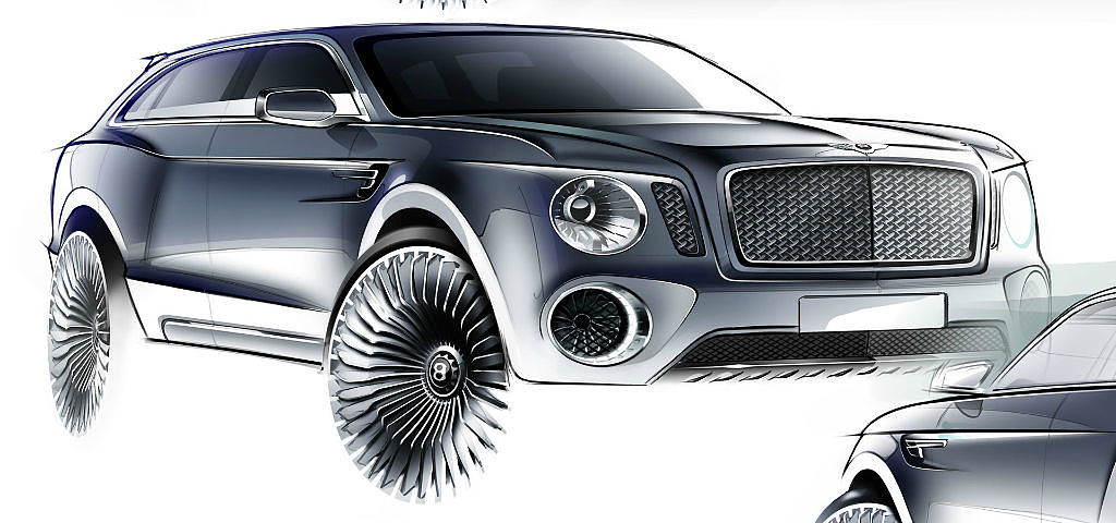 Automobile design，Bentley，conceptual design，