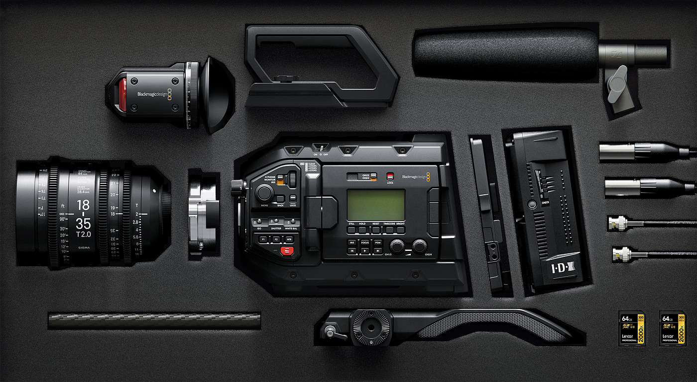 movie camera，2017 red dot award，blackmagic，Movies，