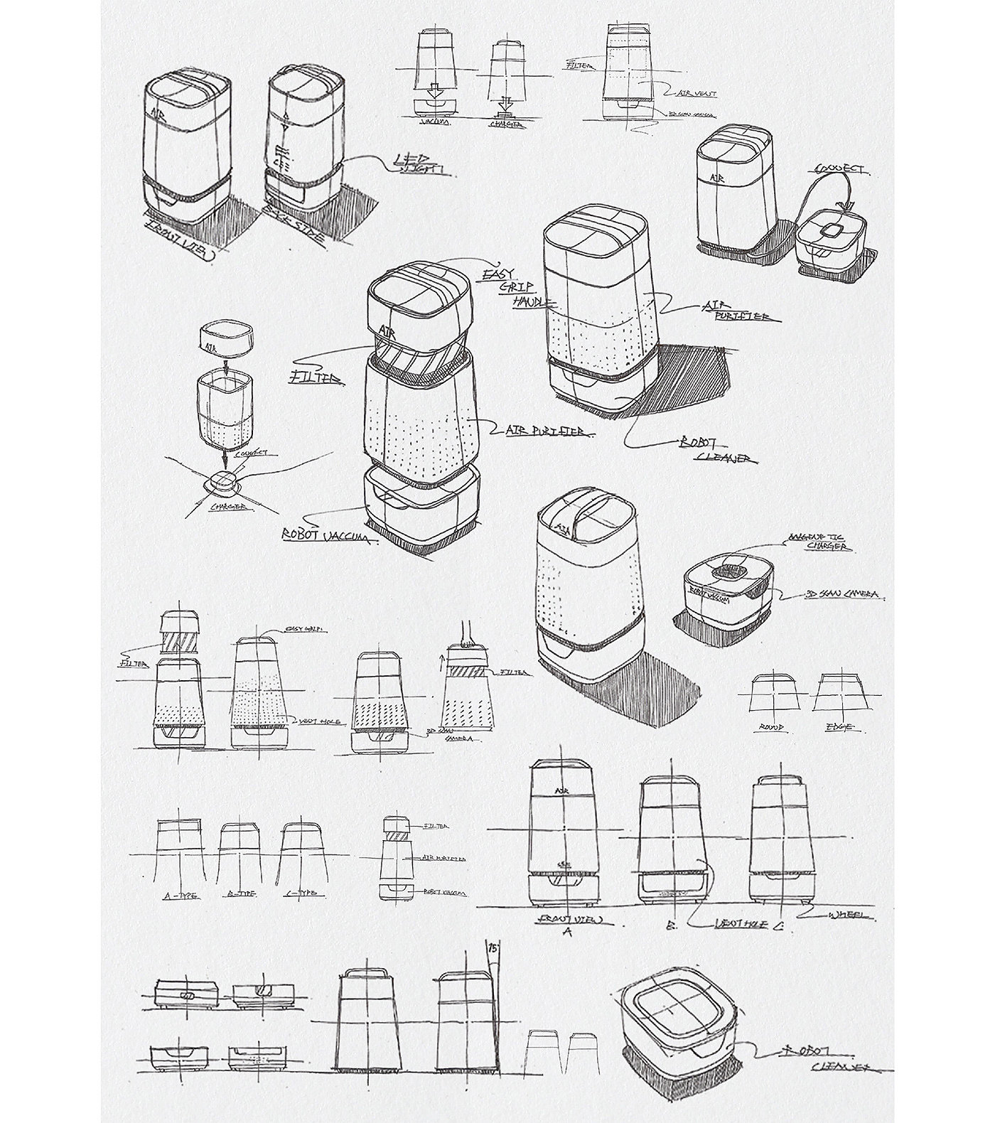 portability，silver，air cleaner，intelligence，