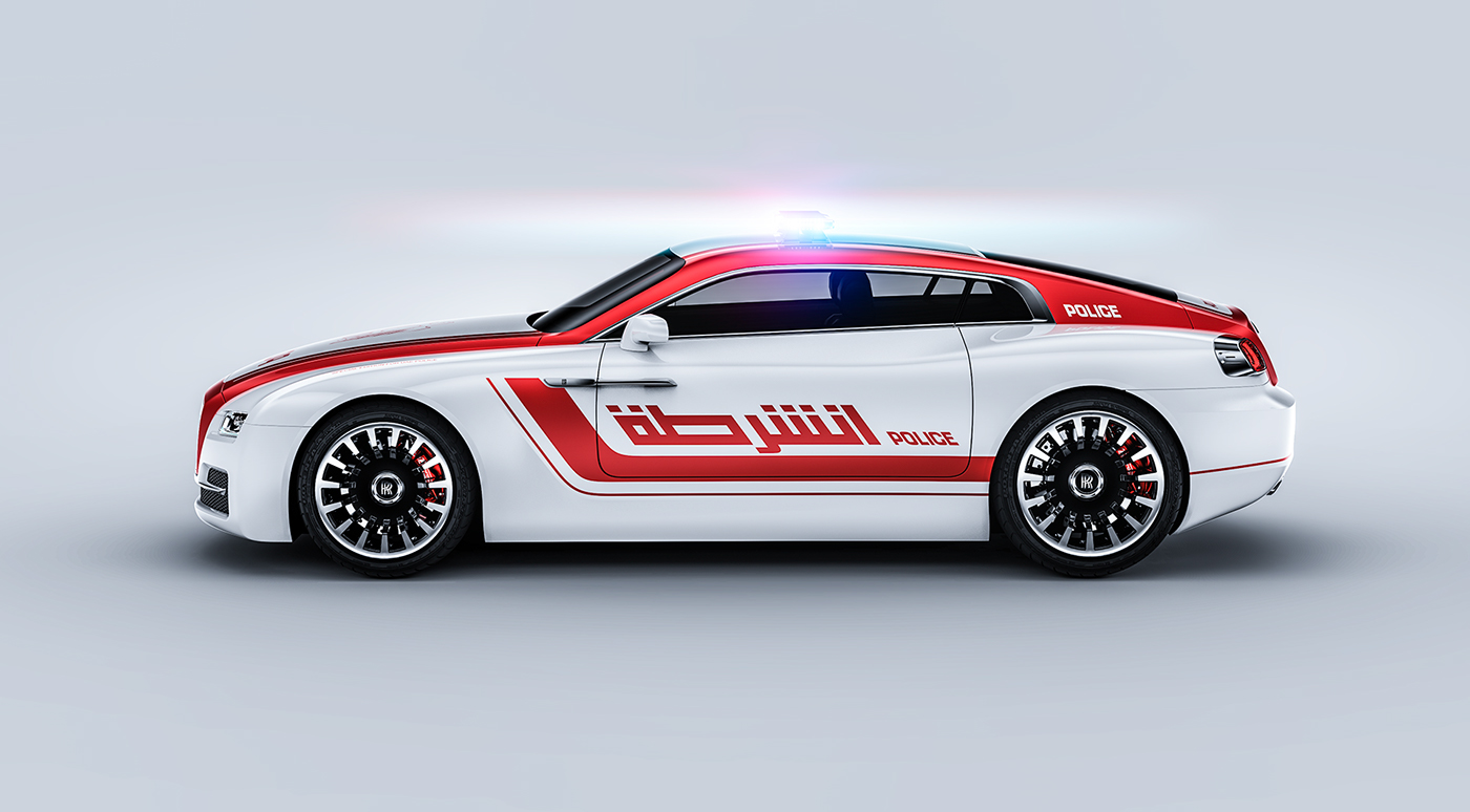 product design，industrial design，police car，Car，Rolls-Royce，
