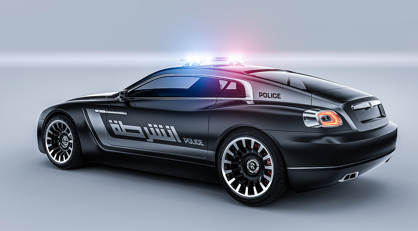 product design，industrial design，police car，Car，Rolls-Royce，