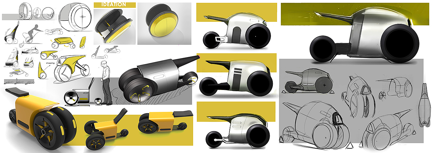 Elderly electric vehicle，industrial design，Automatic design，