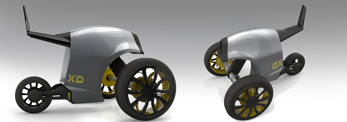 Elderly electric vehicle，industrial design，Automatic design，