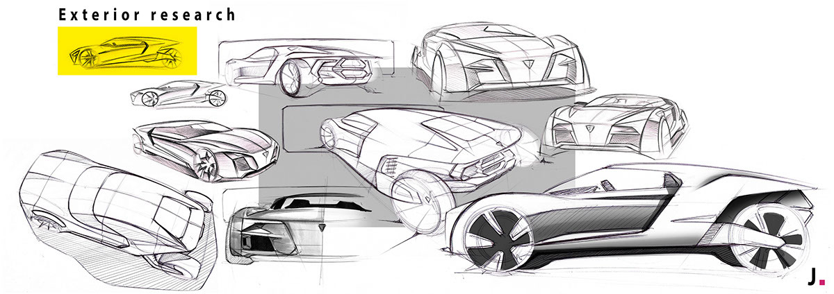 Automatic design，Super run，Audi inspiration，Visual design，industrial design，