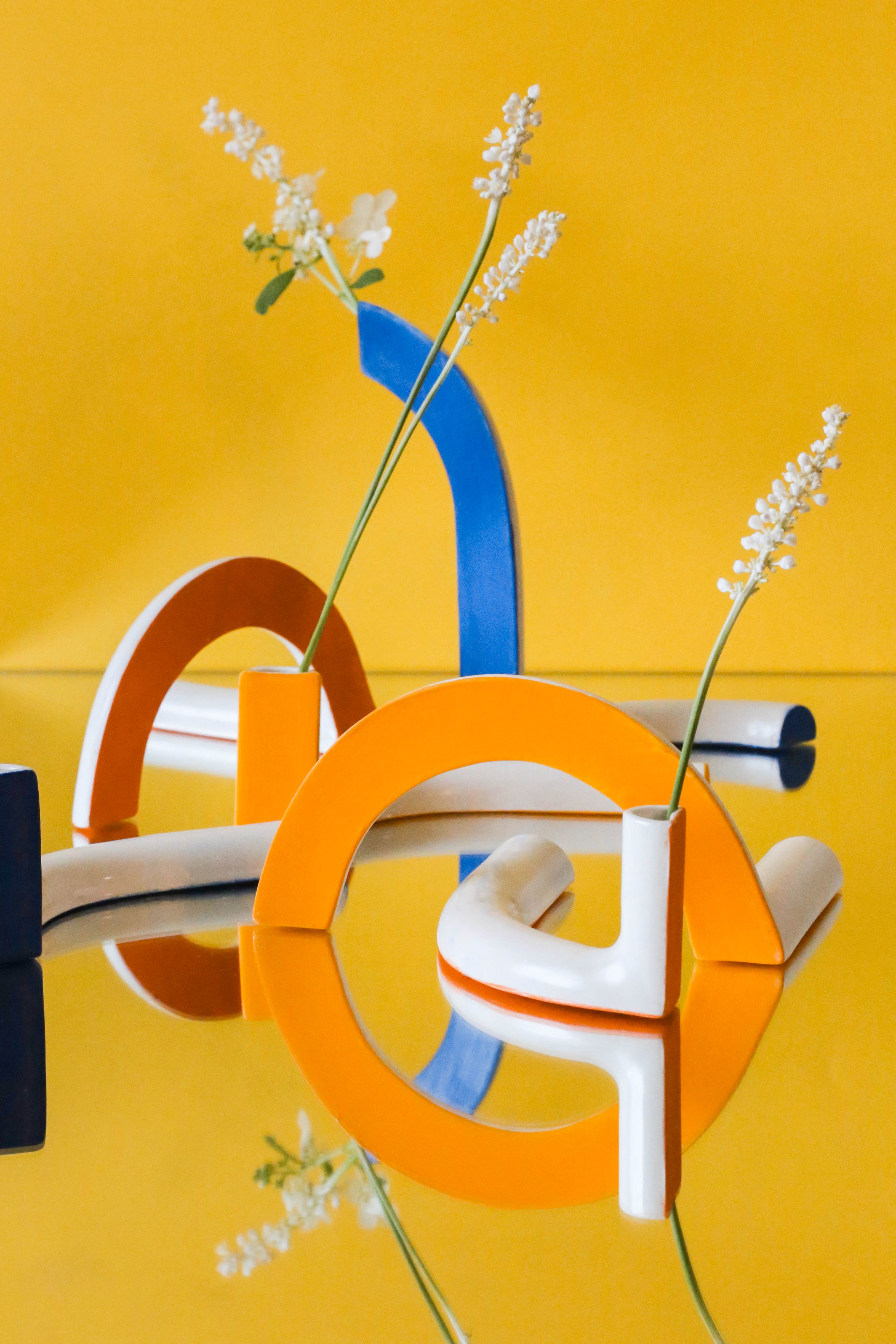 Porcelain，container，combination，originality，vase，