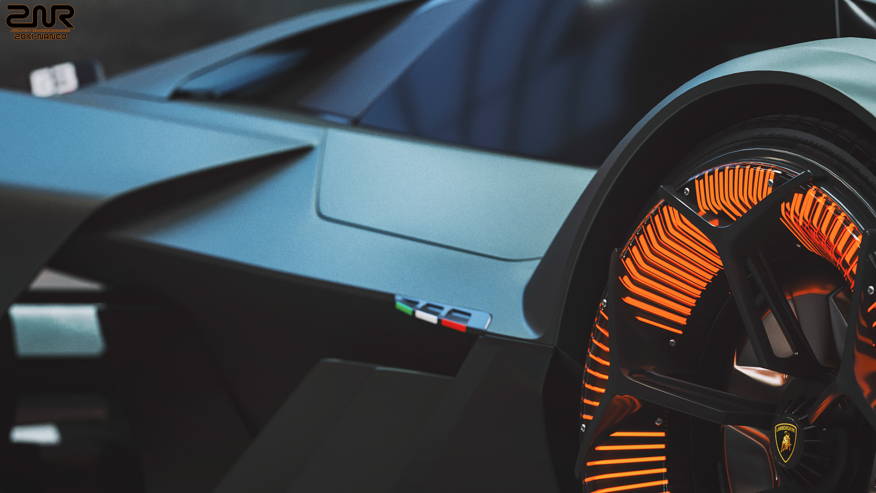 Lamborghini，Sports car，Color matching，THIRD MILLENNY，