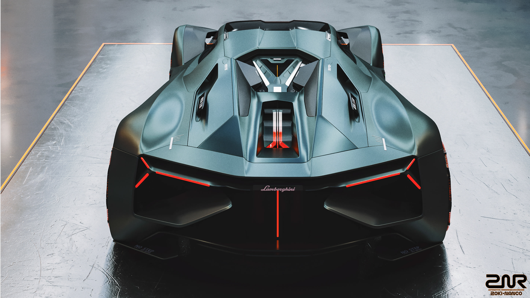 Lamborghini，Sports car，Color matching，THIRD MILLENNY，