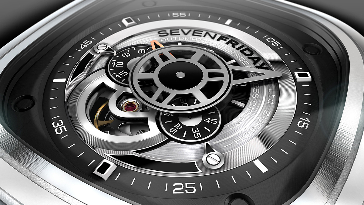 P2，P1，Industrial elements，Wrist watch，SEVENFRIDAY，