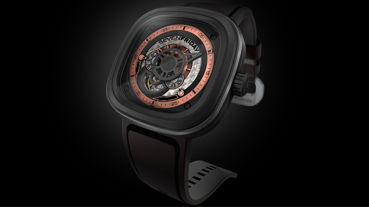 P2，P1，Industrial elements，Wrist watch，SEVENFRIDAY，